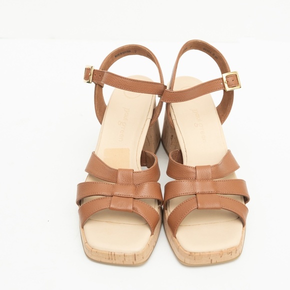 Paul Green Tina Sandal Cognac Brown Size 9.5 - Picture 10 of 12